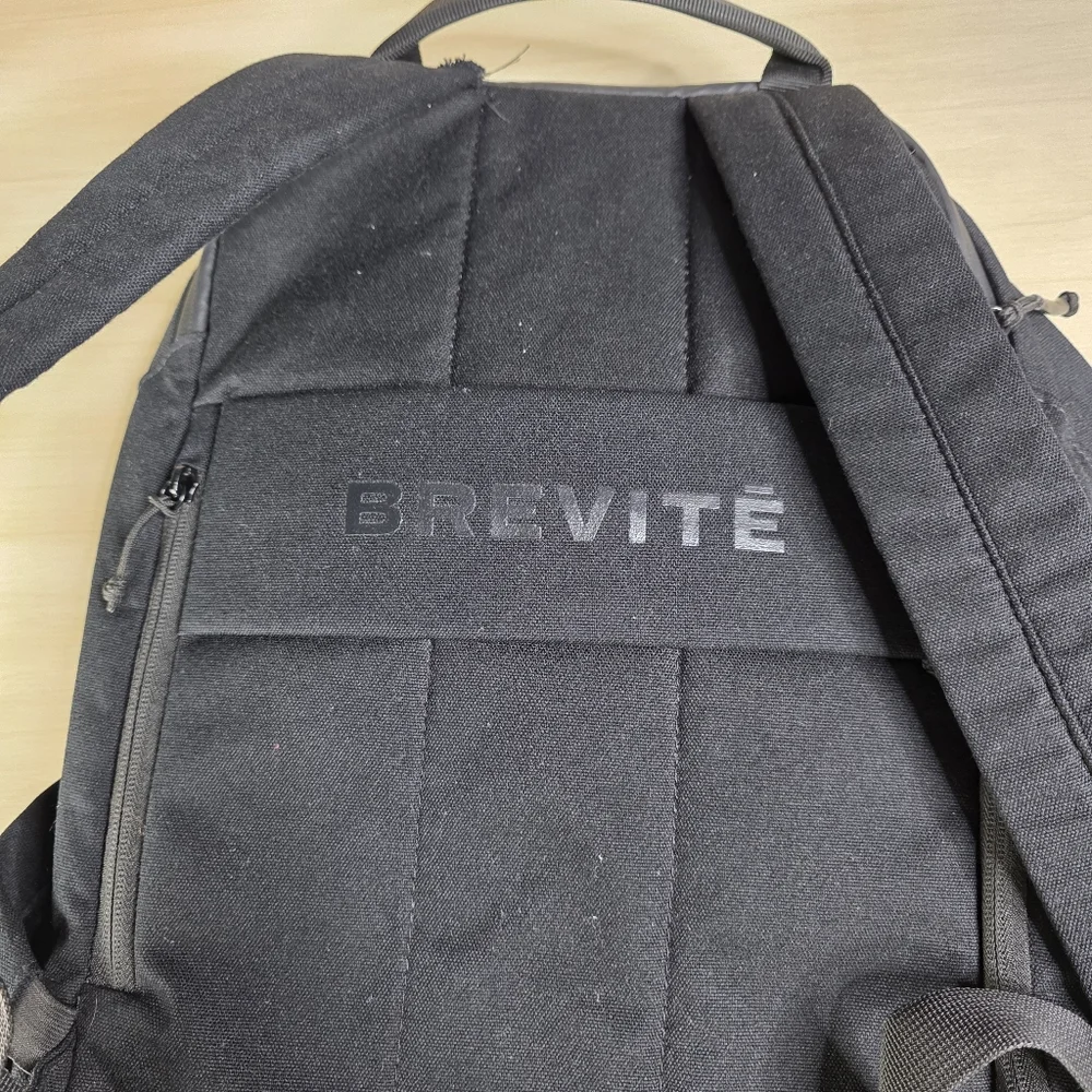 Brevite Everyday Backpack‎ Triple Black Laptop READ